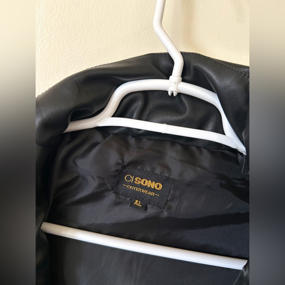 Ci Sono Brand Woman’s Puffer Black Winter Jacket Size XL - Picture 2 of 4